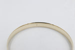 9ct Gold Solid bangle 7.4mm wide SYB29