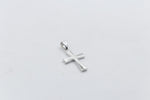 Stg Silver Solid Cross 47-10110-000