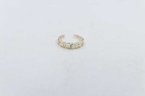 9ct Gold Ladies Gold Toe Ring SYT245