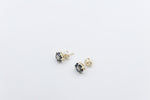 9ct Gold Genuine Sapphire Cluster Earrings SJ5ET0022-SAPP