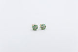 9ct Gold Genuine Emerald Cluster Earrings SJ5ET0022-EMDI