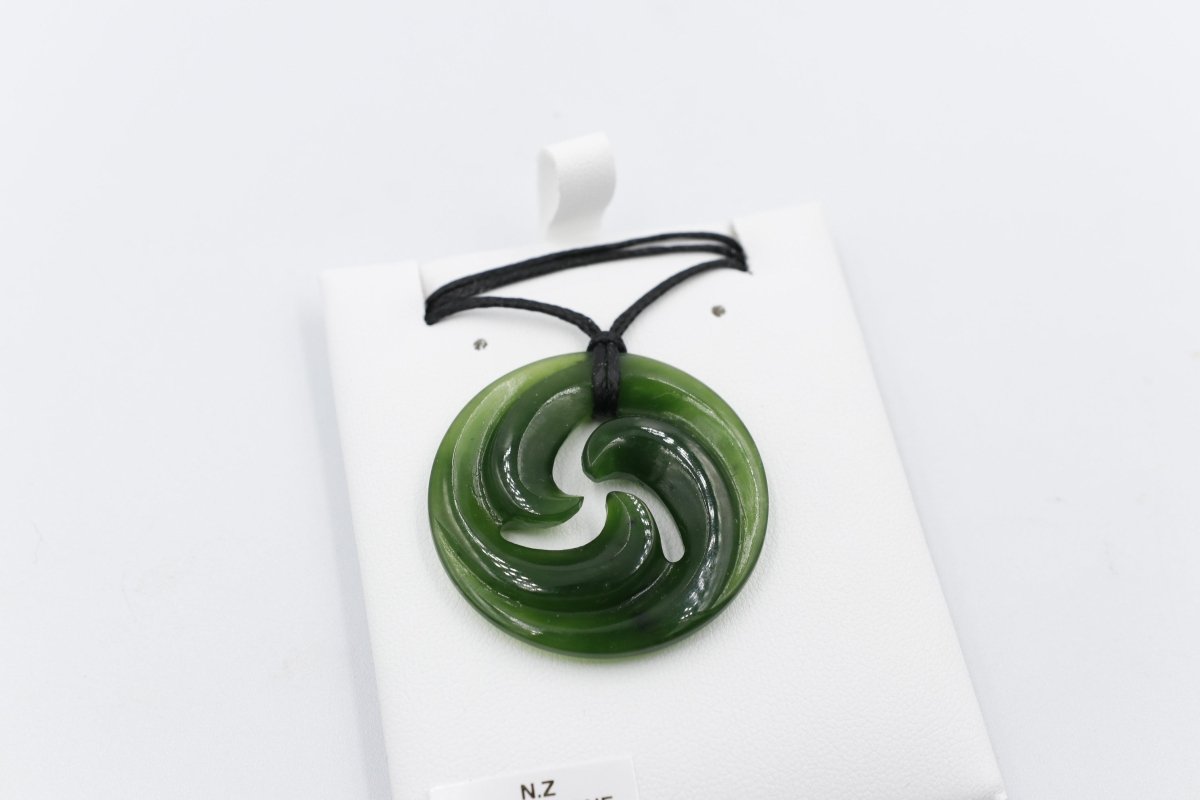 New Zealand Greenstone Koru Wheel