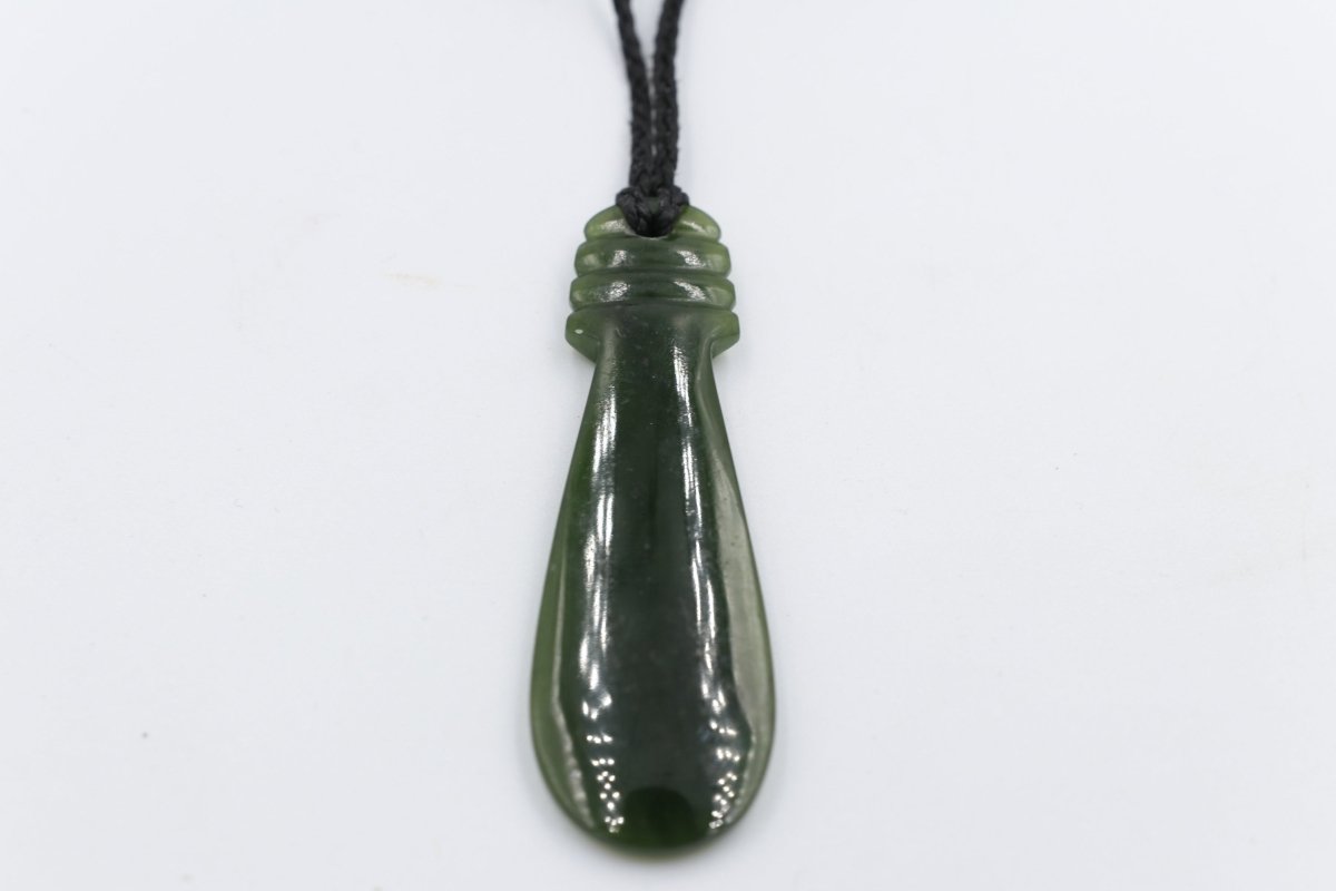 New Zealand Greenstone Polished Mere 65mm