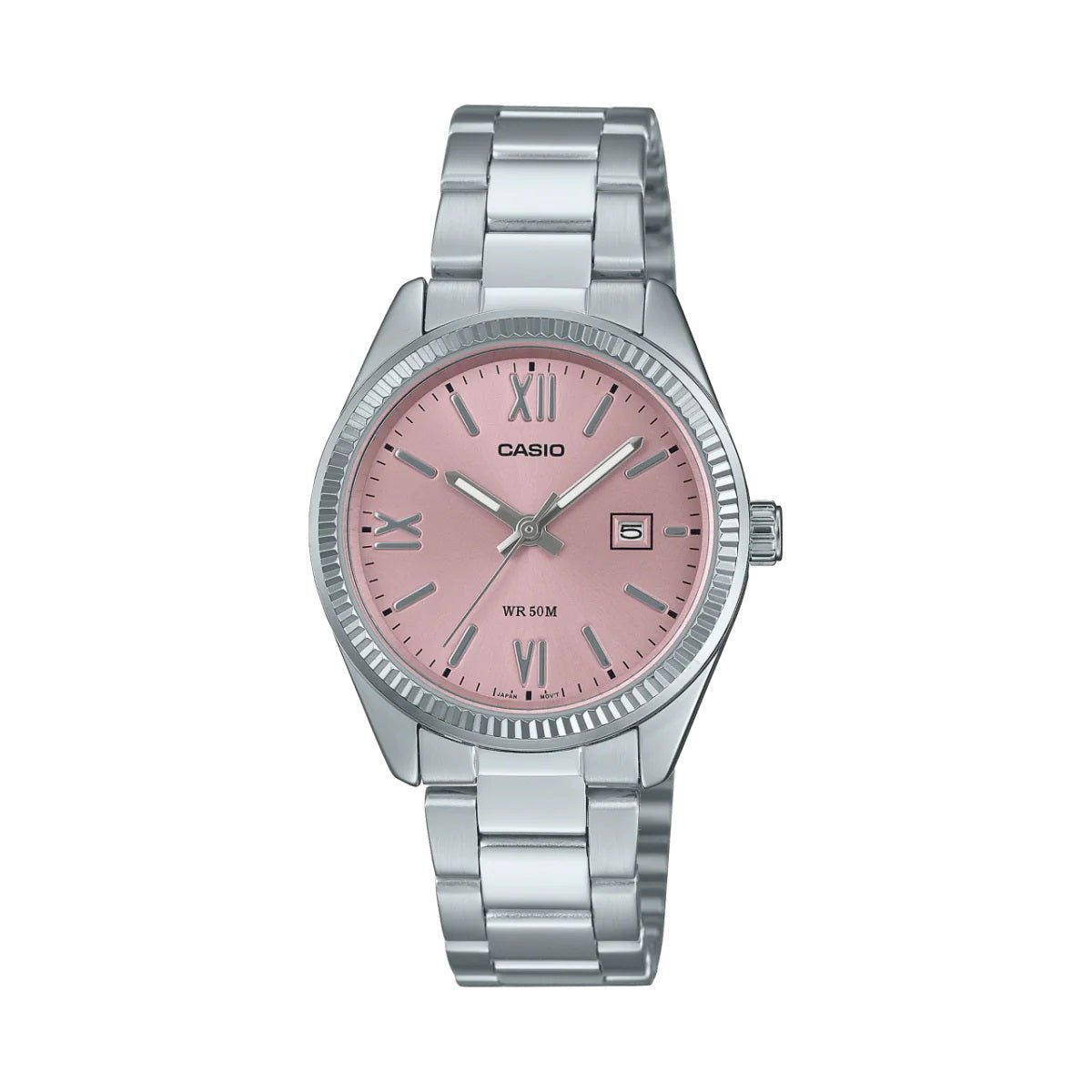 Casio Ladies Analogue 50m WR Watch - LTP1302DD-4A1