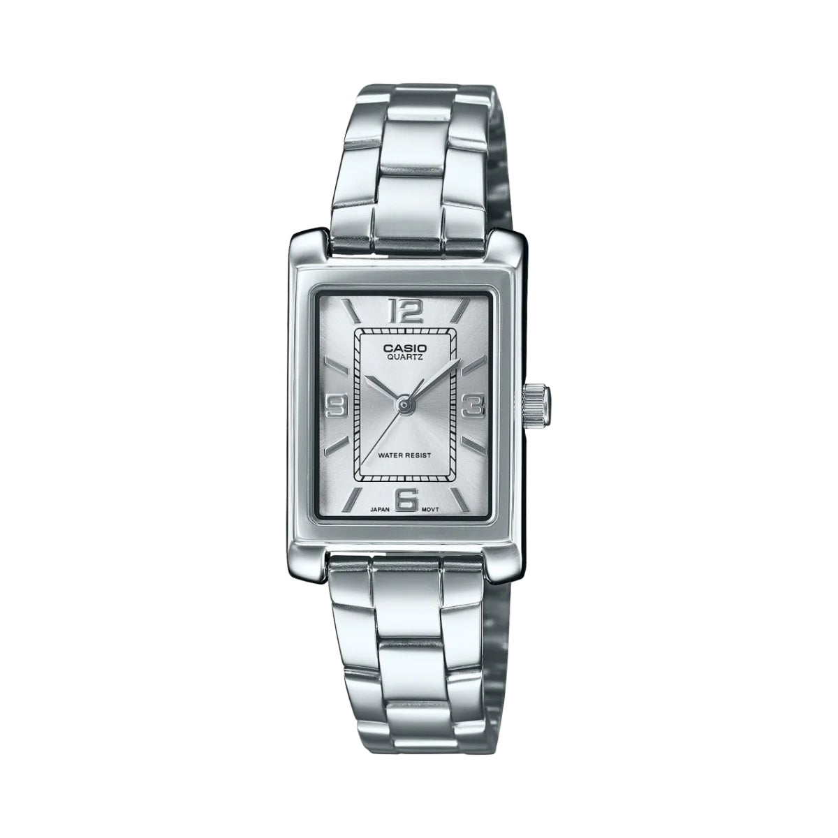 Casio Ladies Silver Standard Analogue Watch - LTP1234DD-7A