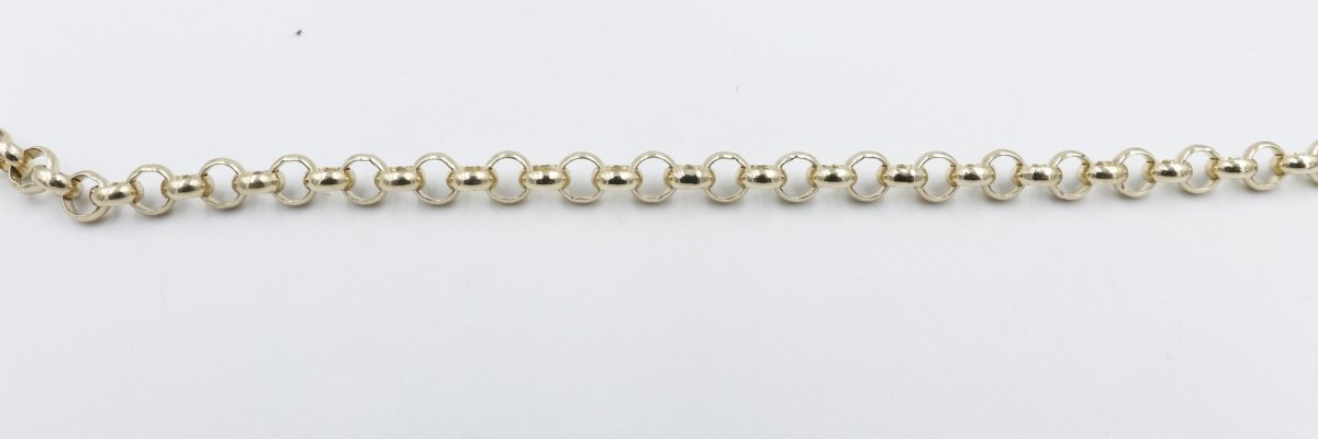 9ct Gold Round Belcher Chain B4 5CHB460Y 60cm