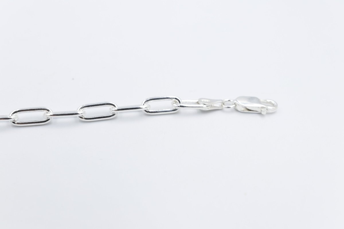 Stg Silver Paperclip Chain Bracelet SJV76419