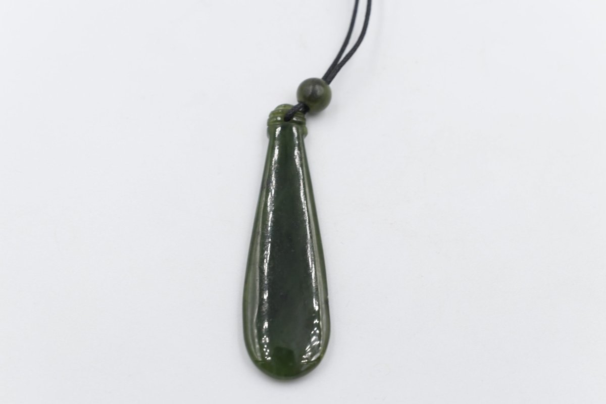 New Zealand Greenstone Polished Mere 80mm