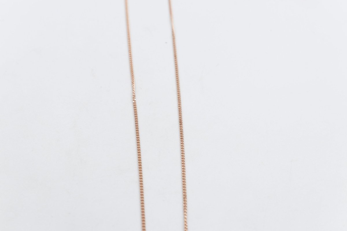 9ct Rose Gold Curb Link Chain 040KD-ROSE