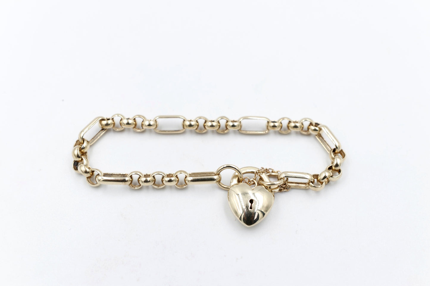 9ct Gold Bracelet Belcher bracelet REP1025