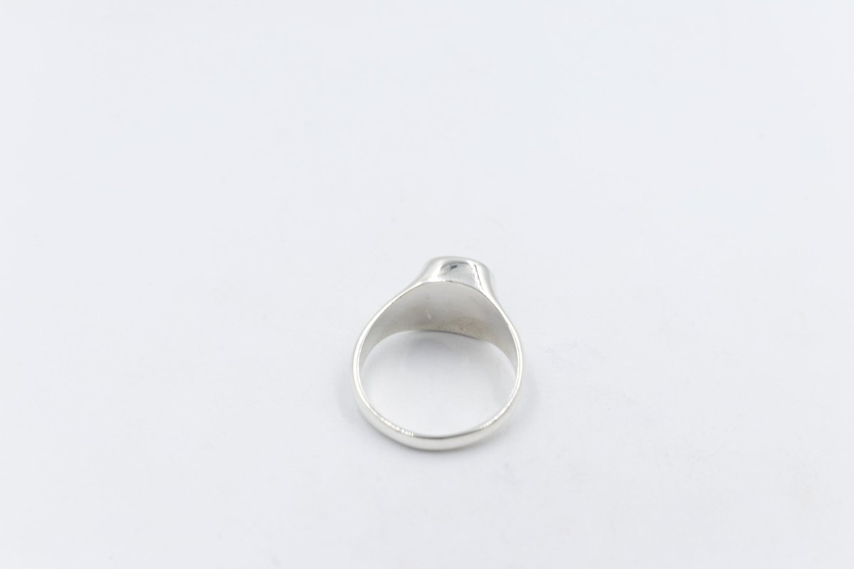Stg Silver Ring with Onyx ring ALX139O