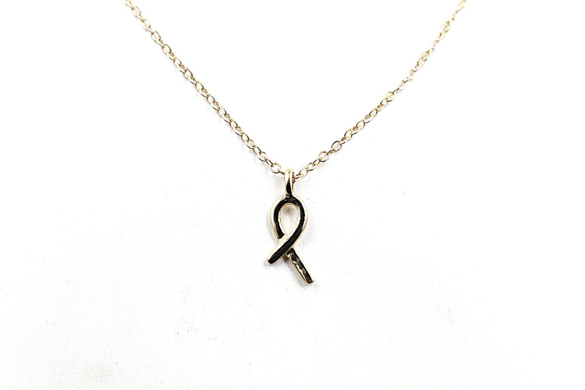 9ct Gold Ribbon Pendent 5P0283