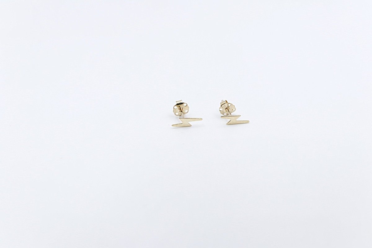 9ct Gold Lighting Stud Earrings 5ER0756