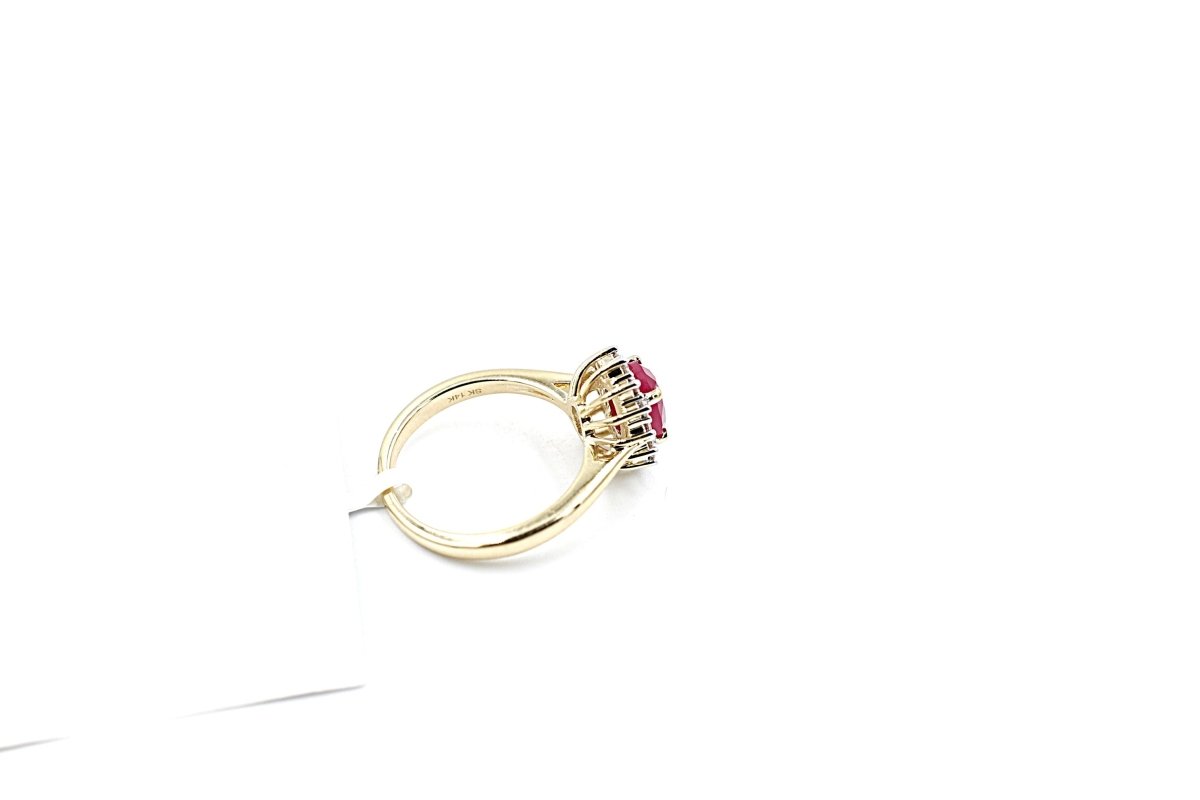 14ct Gold Ruby & Diamond ring SKR32931R