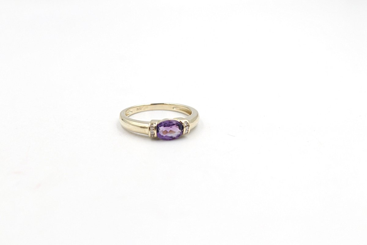 9ct Gold Amethyst Fashion Ring SYR8125