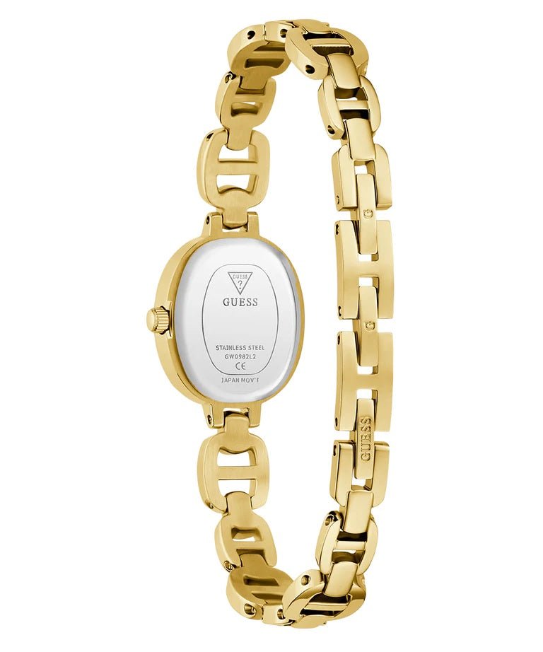 GUESS Vivian Ladies Gold Tone Analog Watch gw0982l2