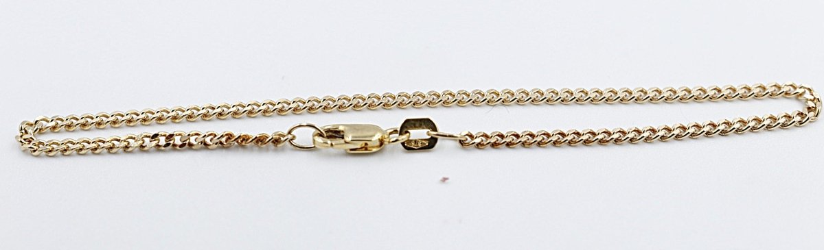 9ct Gold Solid Curb Link Bracelet