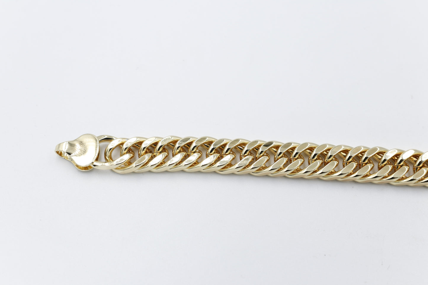 Gold Plated On steel Double Curb Bracelet T6530324