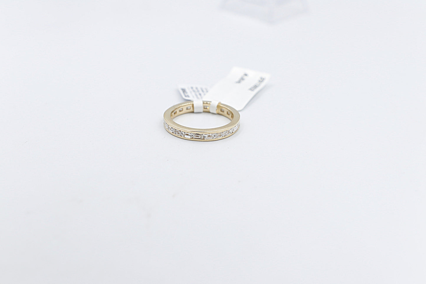 10ct Gold Lab Grown Emerald Cut Diamond ET all round 1.76ct