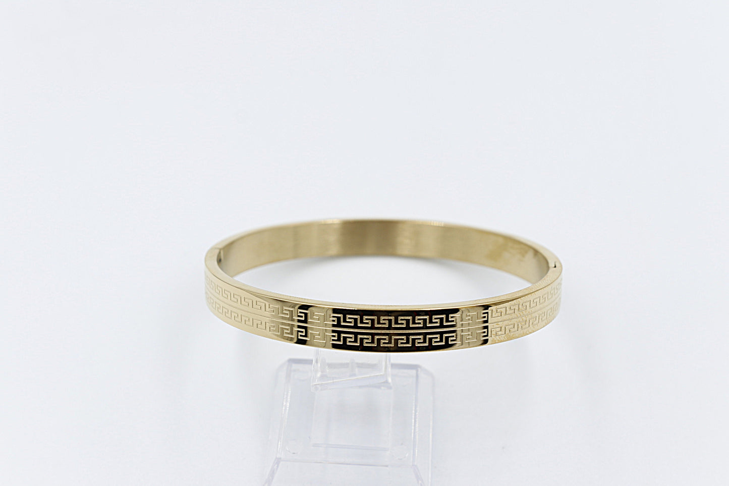 Gold Plated On steel Snap Bangle T311702404D