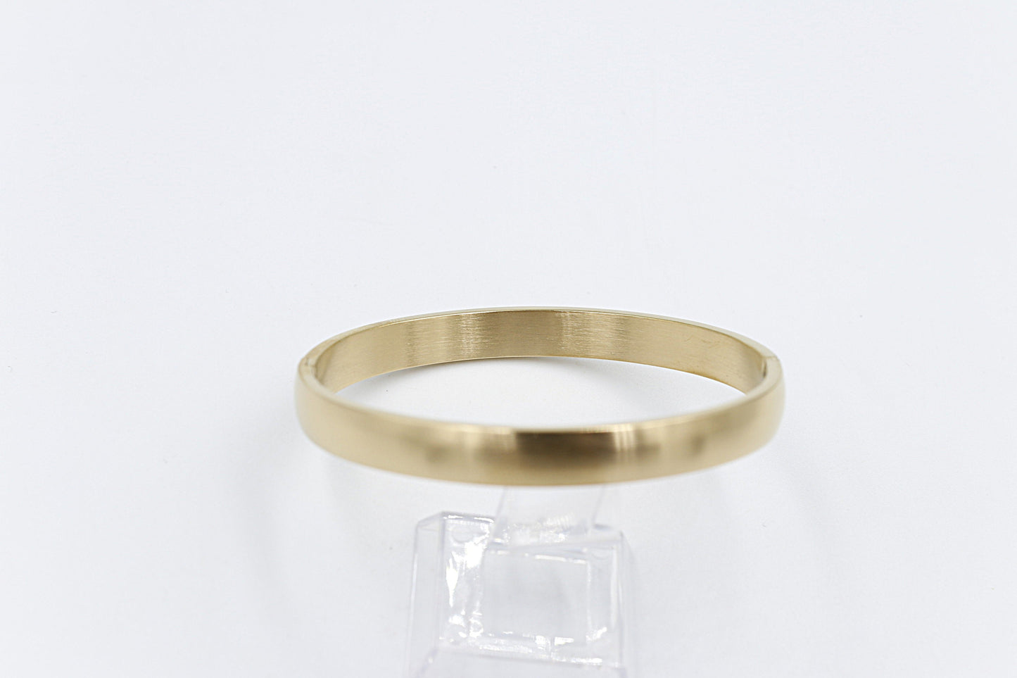 Gold Plated On steel Snap Bangle T311702404G