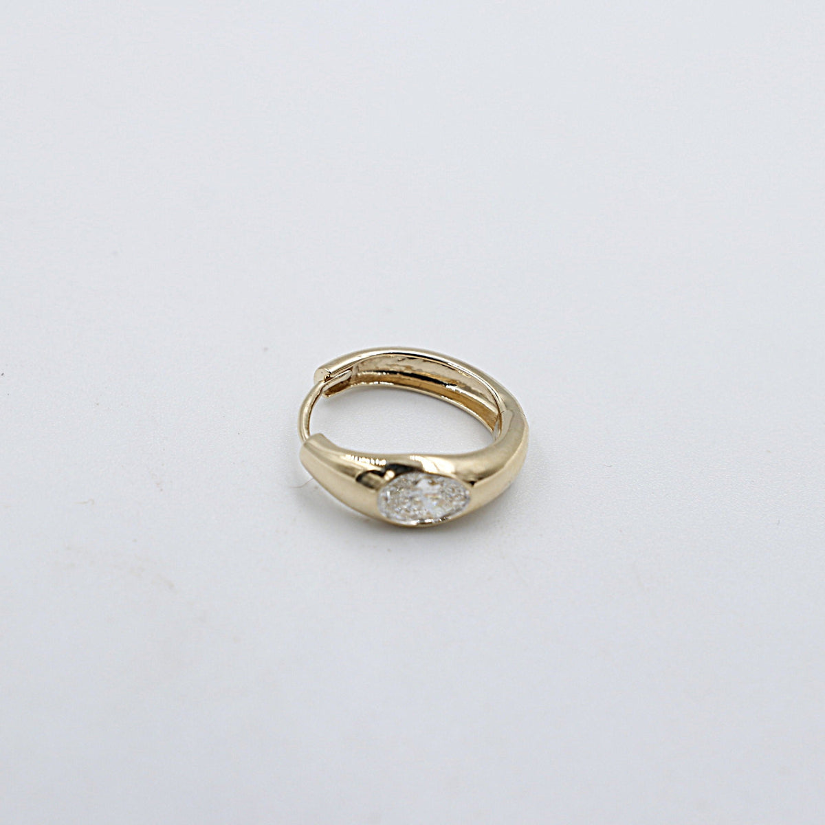 10k Gold Lab Diamond Huggies TDW 1ct LGE48769