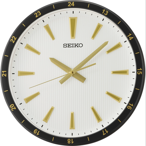 Seiko Black/White Wall Clock - QXA802-G