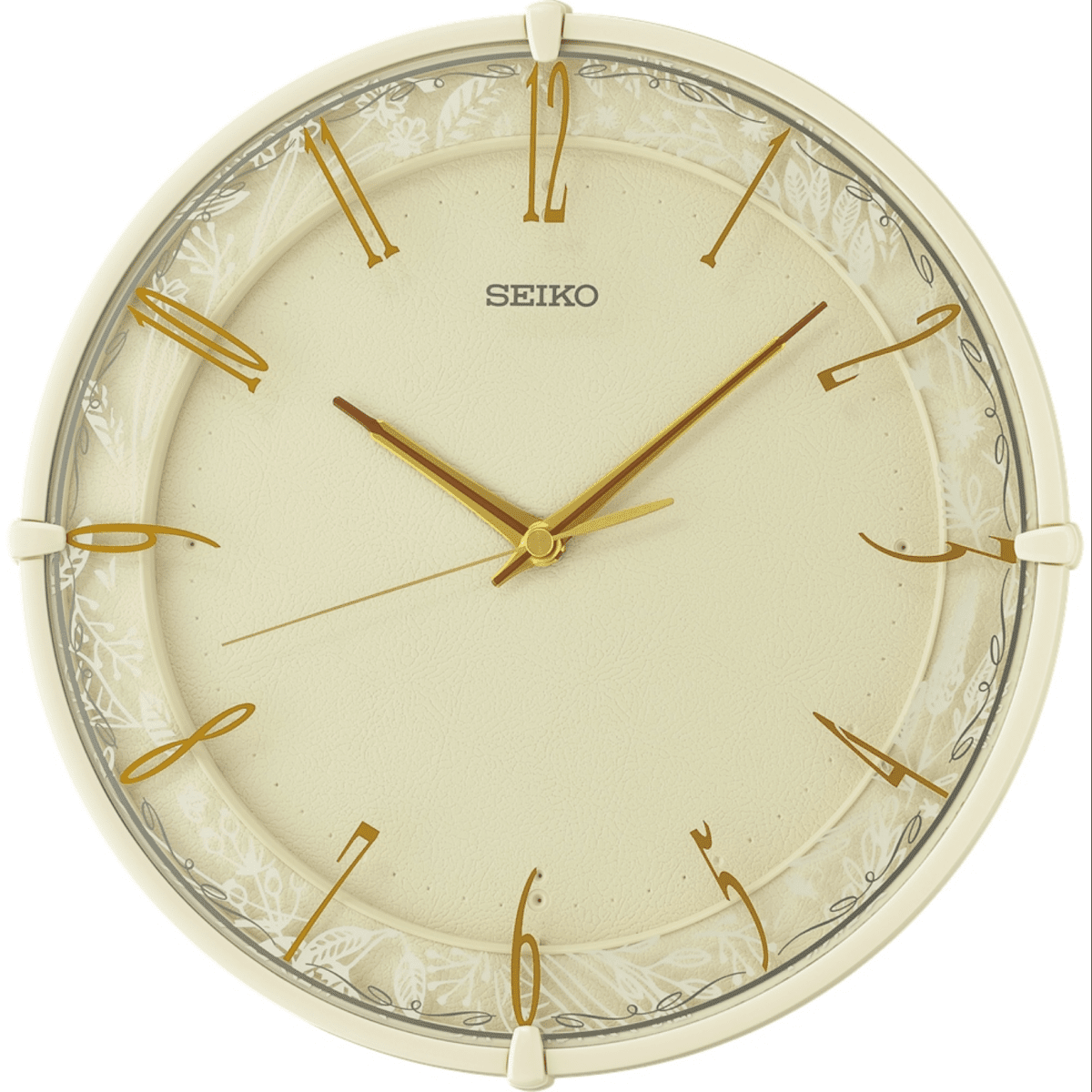 Seiko Cream Wall Clock - QXA811-C
