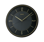 Seiko Black Wall Clock - QXA816-J