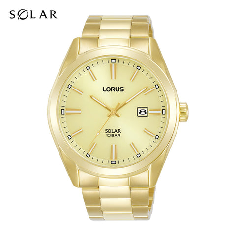 Lorus mens Dress Solar Watch RX338AX9