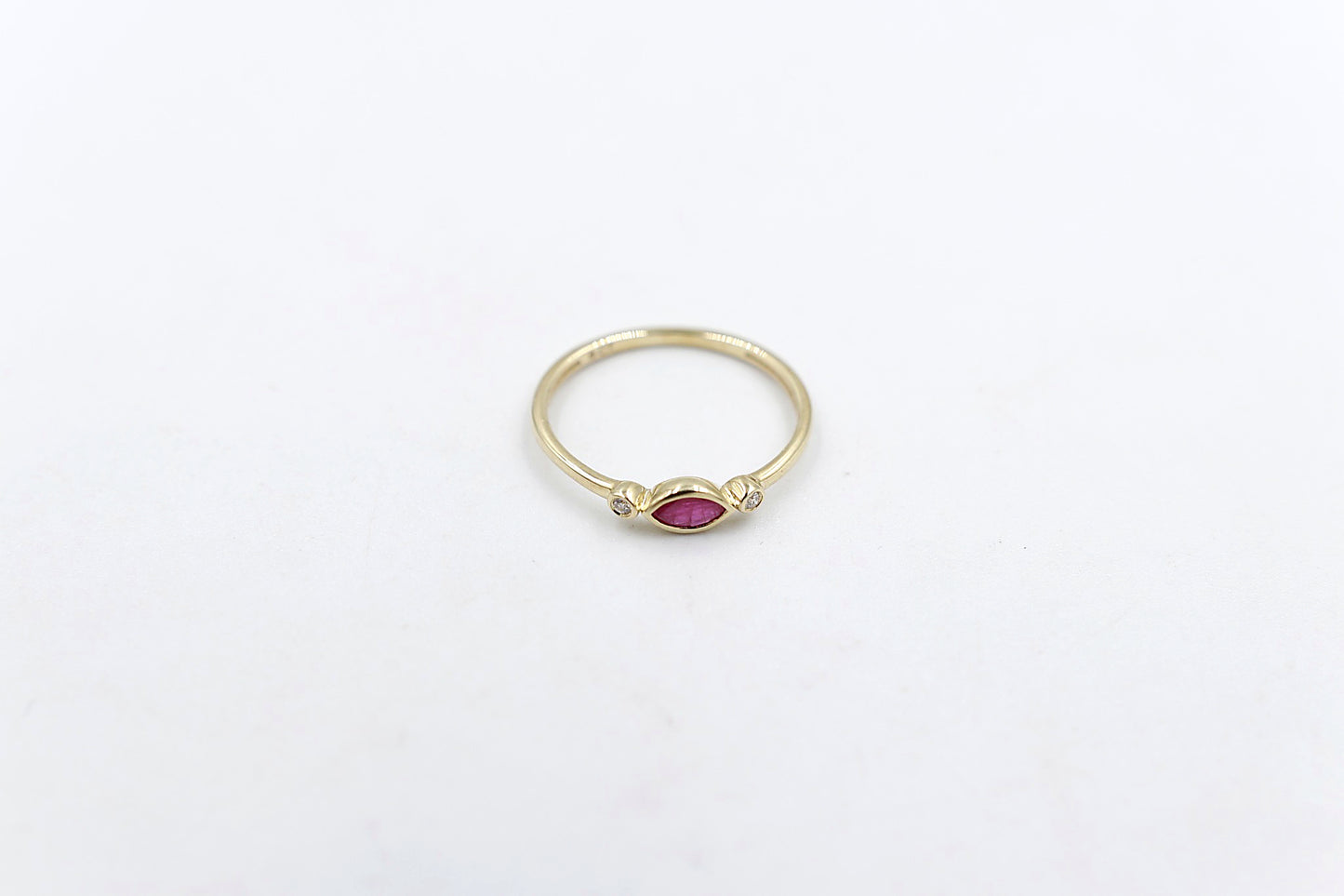 9ct Gold Genuine Ruby & Diamond ring SJAURG2876