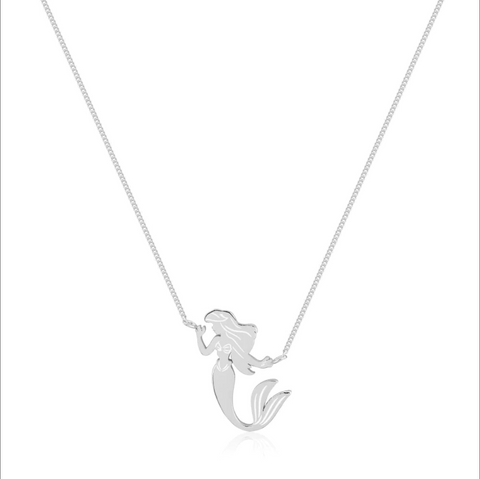 Disney - The Little Mermaid Silver Necklace - SSDN030