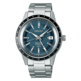 Seiko Mens Presage Style 60s Blue dial Watch - SSK009J
