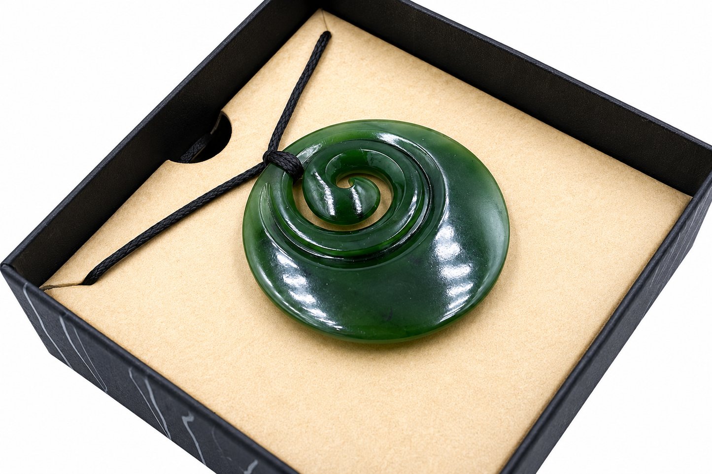 New Zealand Ngai Tahu Greenstone Koru NTP134