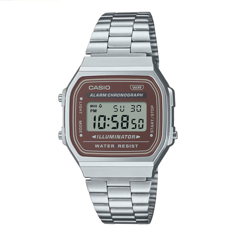 Casio Silver Vintage Watch - A168WA-5A