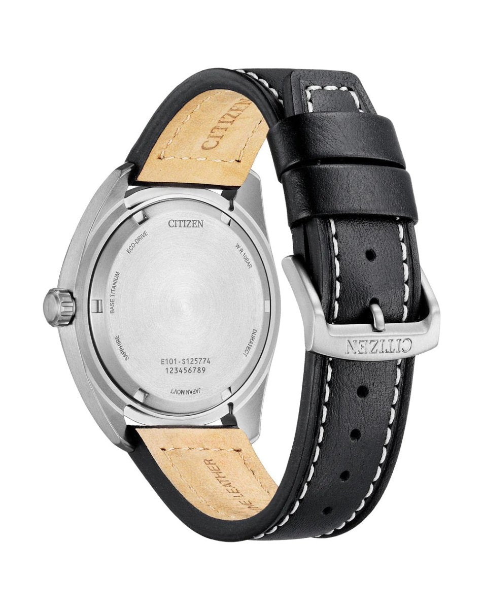 Citizen Gents Titanium Eco Drive with Strap WR100 BM8560-29E