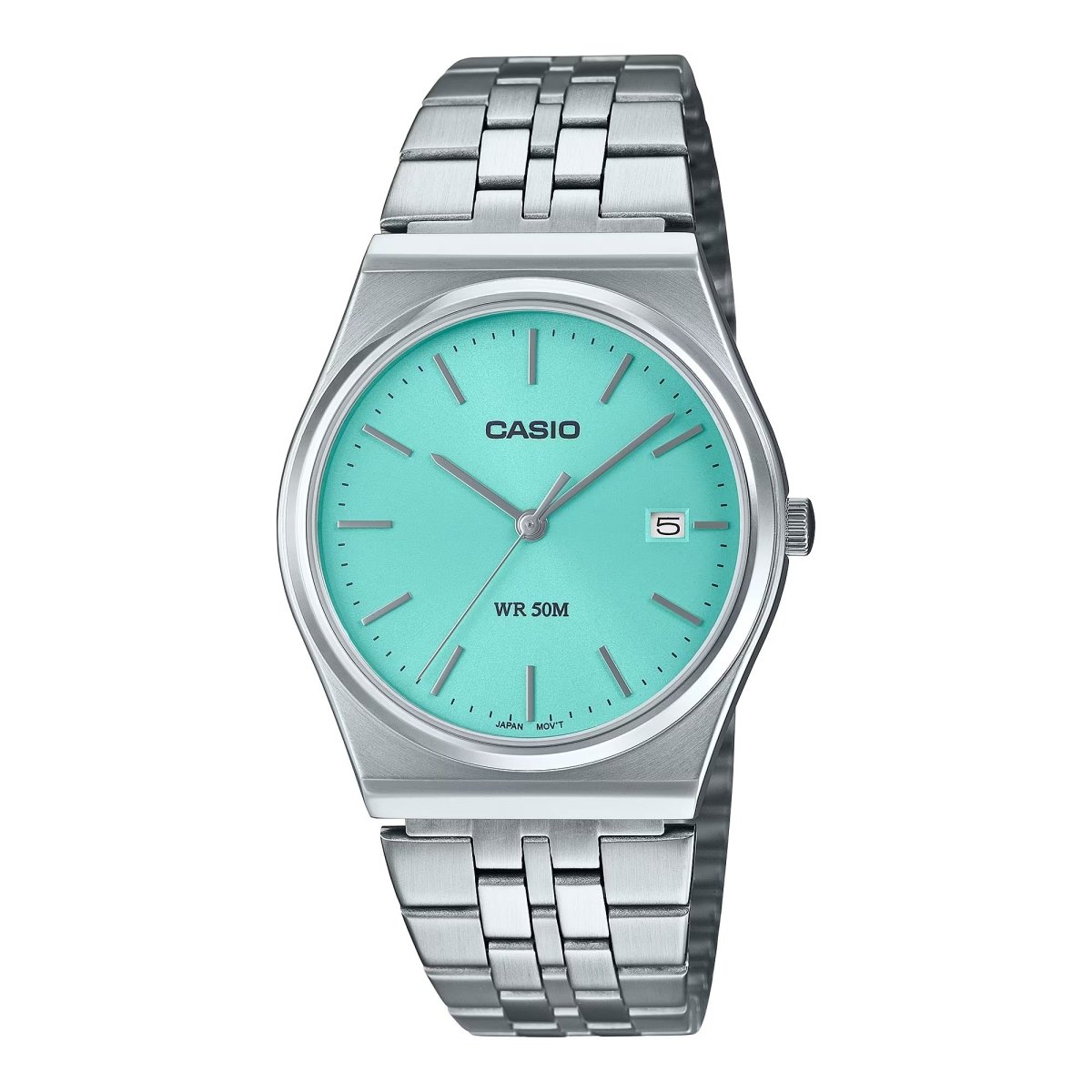 Casio steel strap silver Tone watch MTPB145D-2A1