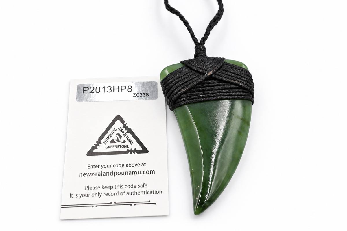 New Zealand Greenstone Tooth Toki 8290555