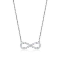 Stg Silver Infinity Pendent 20-70601-610