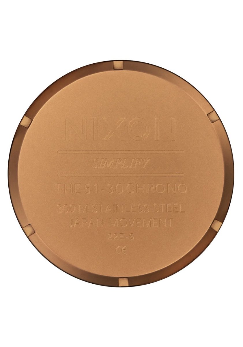 Nixon 51-30 Chrono Bronze Watch - A1389-5145-00
