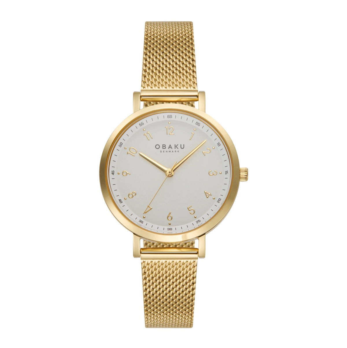 OBAKU Dugfrisk Mesh White DIAL V325LXGWMG