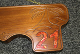 Wooden 21st key