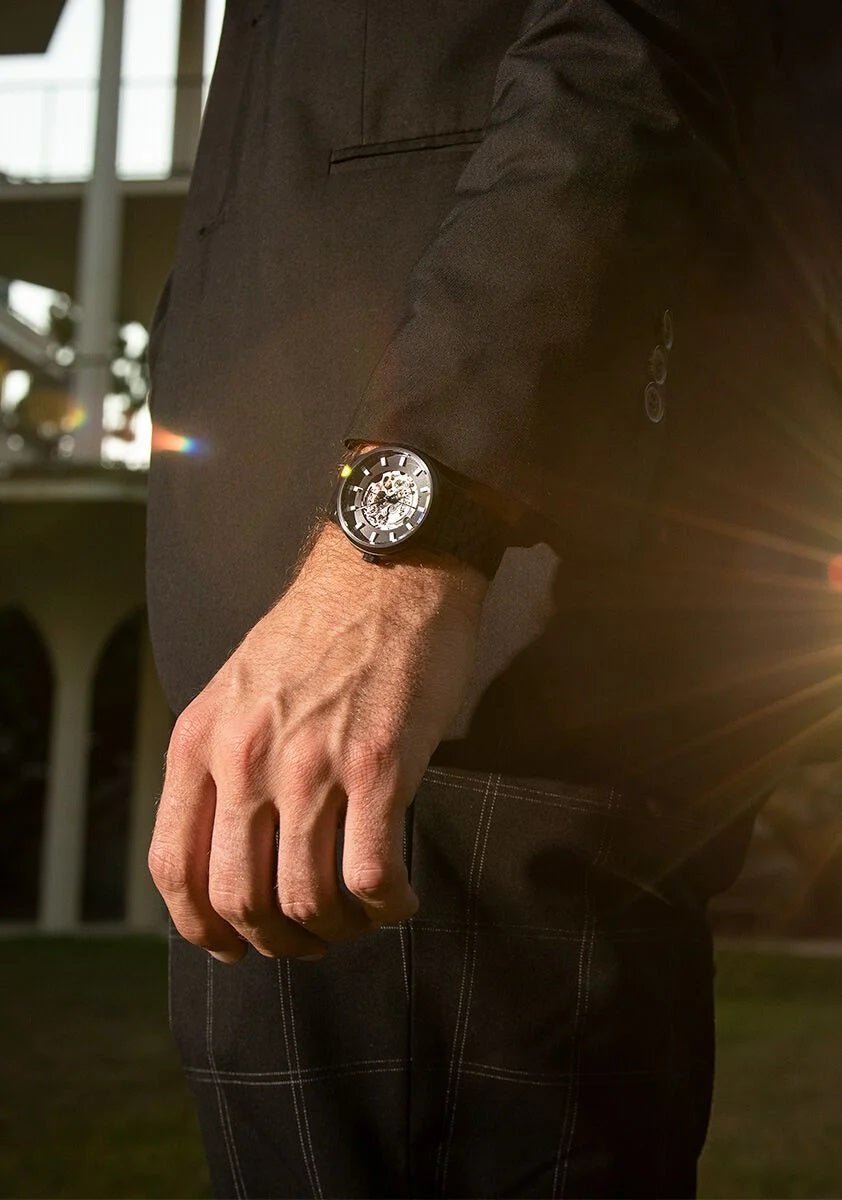 Nixon Mens Spectra Black/Black Watch - A1323-004-00