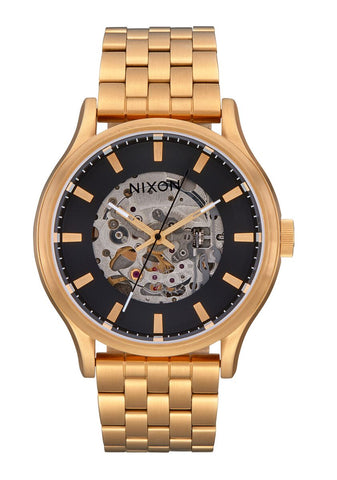 Nixon Mens Spectra Black/Gold Watch - A1323-010-00