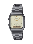 Casio Black Chrome Plated Vintage Watch  - AQ230GG-9A