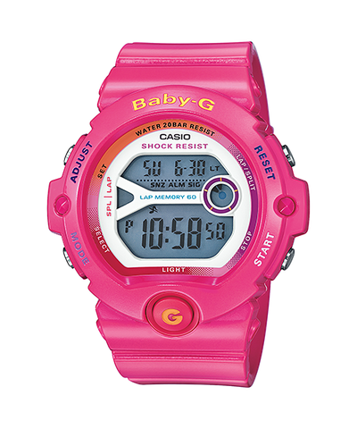 Baby-G Women's Digital Pink Running Series Watch - BG-6903-4BDR