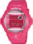 Baby-G Women's Pink Resin Band With Digital - BG169R-4B