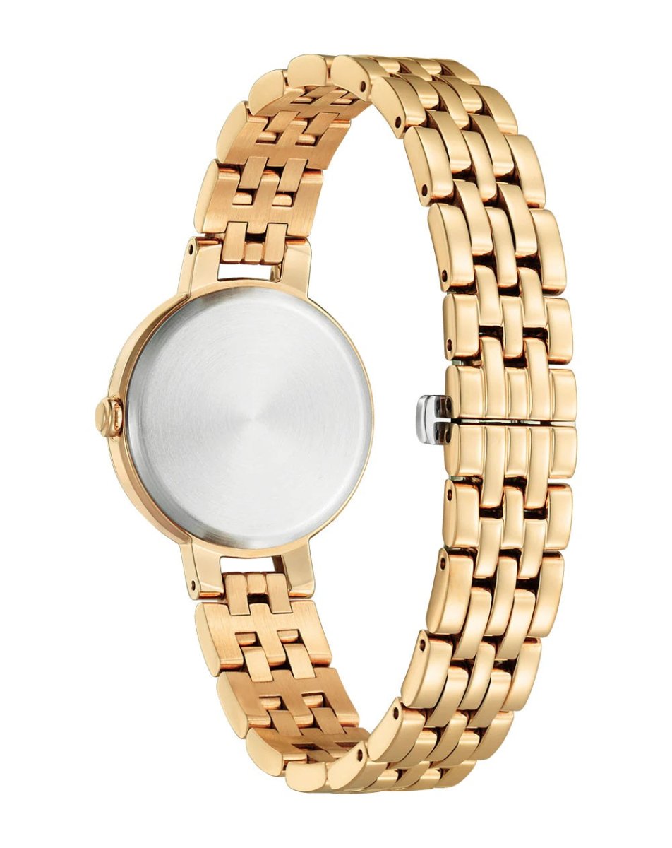 Citizen Ladies Gold/Green Dial Eco Drive Watch - EM0993-82Z