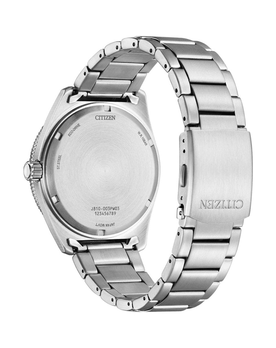 Citizen Men's Silver/Green Dial Eco Drive Sports Watch - AW1768-80X