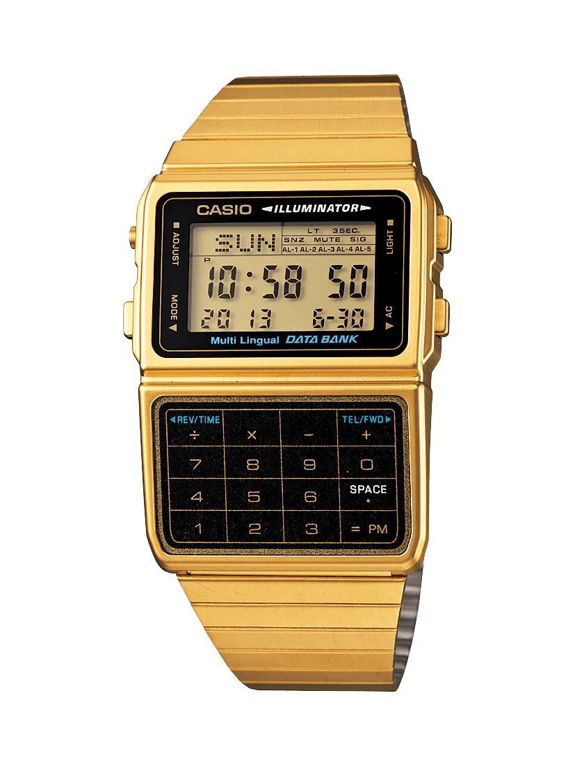 Casio Mens Databank Calculator Watch - DBC611G-1D